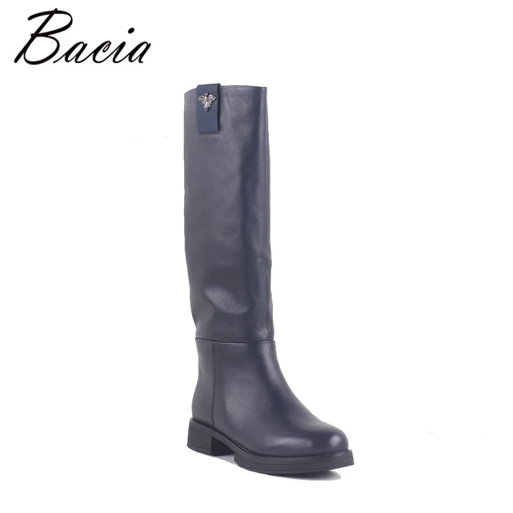 

Bacia Winter Boots Wool Fur Inside Warm Shoes Women Luxury Genuine Leather Shoes Handmade Russia Boots Footwear Botas MC025