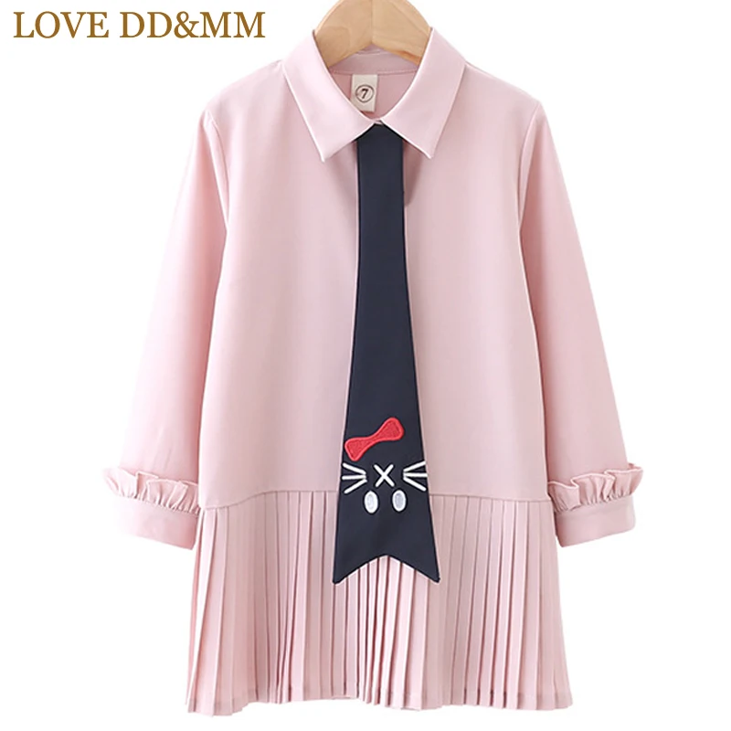 LOVE DD&MM Girls Dresses 2019 Spring New Children's Clothing Girl Temperament Pleated Bow Tie Long Sleeve Cute Shirt Dress
LOVE DD&MM Girls Dresses 2019 Spring New Children's Clothing Girl Temperament Pleated Bow Tie Long Sleeve Cute Shirt Dress