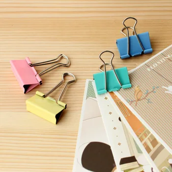 1set (24pcs) color metal long tail folder bucket swallowtail clip folder 32mm simple and convenient clip office supplies
1set (24pcs) color metal long tail folder bucket swallowtail clip folder 32mm simple and convenient clip office supplies