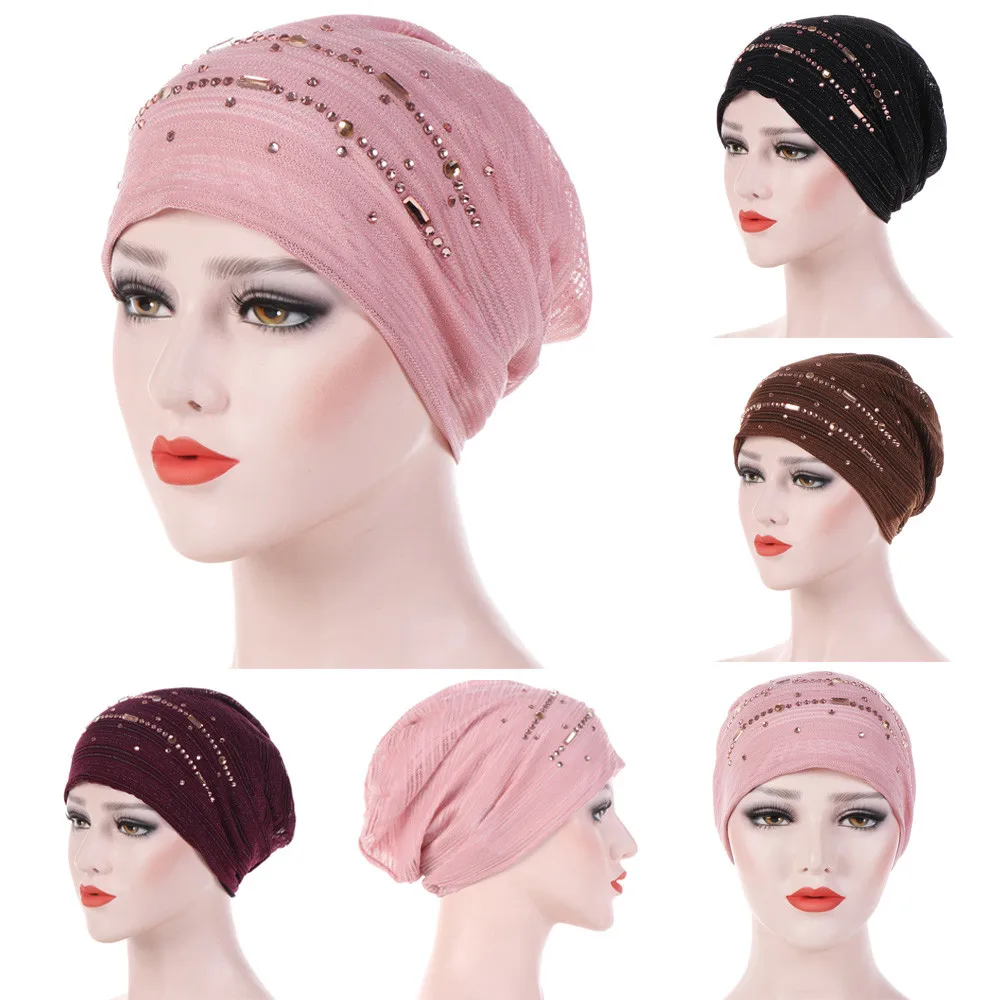 India Women Headband Muslim Rhinestone Ruffle Cancer Chemo Hair Hats Beanie Bandanas Scarf Head Wrap Headwear Cap PJ0823
India Women Headband Muslim Rhinestone Ruffle Cancer Chemo Hair Hats Beanie Bandanas Scarf Head Wrap Headwear Cap PJ0823