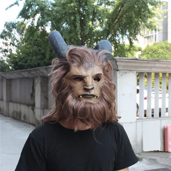 Movie Beauty and the Beast Adam Prince Cosplay Masks Latex Hood Helmet Beast Mask Halloween Party Masquerade Cosplays Props
Movie Beauty and the Beast Adam Prince Cosplay Masks Latex Hood Helmet Beast Mask Halloween Party Masquerade Cosplays Props