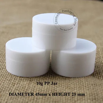 50pcs/lot Promotion Empty Plastic 10g Cream Jar Refillable Bottle 1/3 OZ Women Cosmetic Container Packaging Small Eye Cream Pot
50pcs/lot Promotion Empty Plastic 10g Cream Jar Refillable Bottle 1/3 OZ Women Cosmetic Container Packaging Small Eye Cream Pot