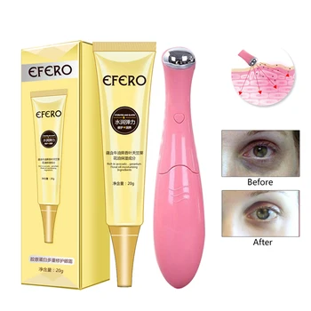 1Pcs Collagen Eye Cream Remove Dark Circles Anti-Aging Eye Serum + 1Pcs Electric Vibration Eye Massager Firming Lifting Eye Care
1Pcs Collagen Eye Cream Remove Dark Circles Anti-Aging Eye Serum + 1Pcs Electric Vibration Eye Massager Firming Lifting Eye Care