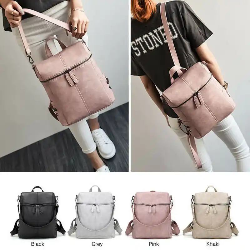 womens leather rucksack sale