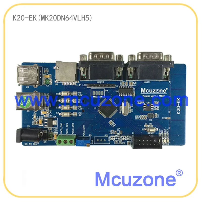 Freescale Kinetis K20DN64VLH5 development Board, 50MHz Cortex-M4, USB OTG, 16Bit ADC, 3UART, TSI
Freescale Kinetis K20DN64VLH5 development Board, 50MHz Cortex-M4, USB OTG, 16Bit ADC, 3UART, TSI