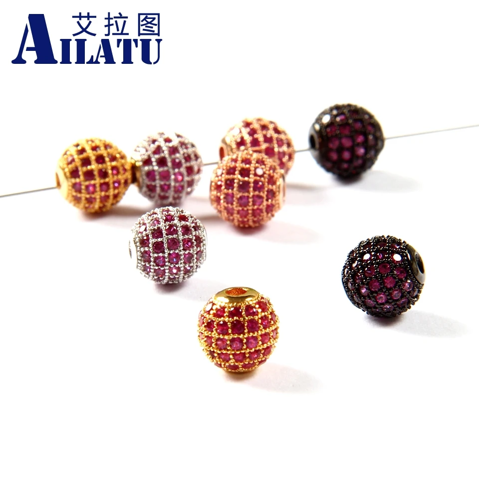 Ailatu Free Shipping 10pcs/lot 8mm Copper Ball with 5 lined Micro Paved Red Cz Decorated for DIY Fashion Bracelets
Ailatu Free Shipping 10pcs/lot 8mm Copper Ball with 5 lined Micro Paved Red Cz Decorated for DIY Fashion Bracelets