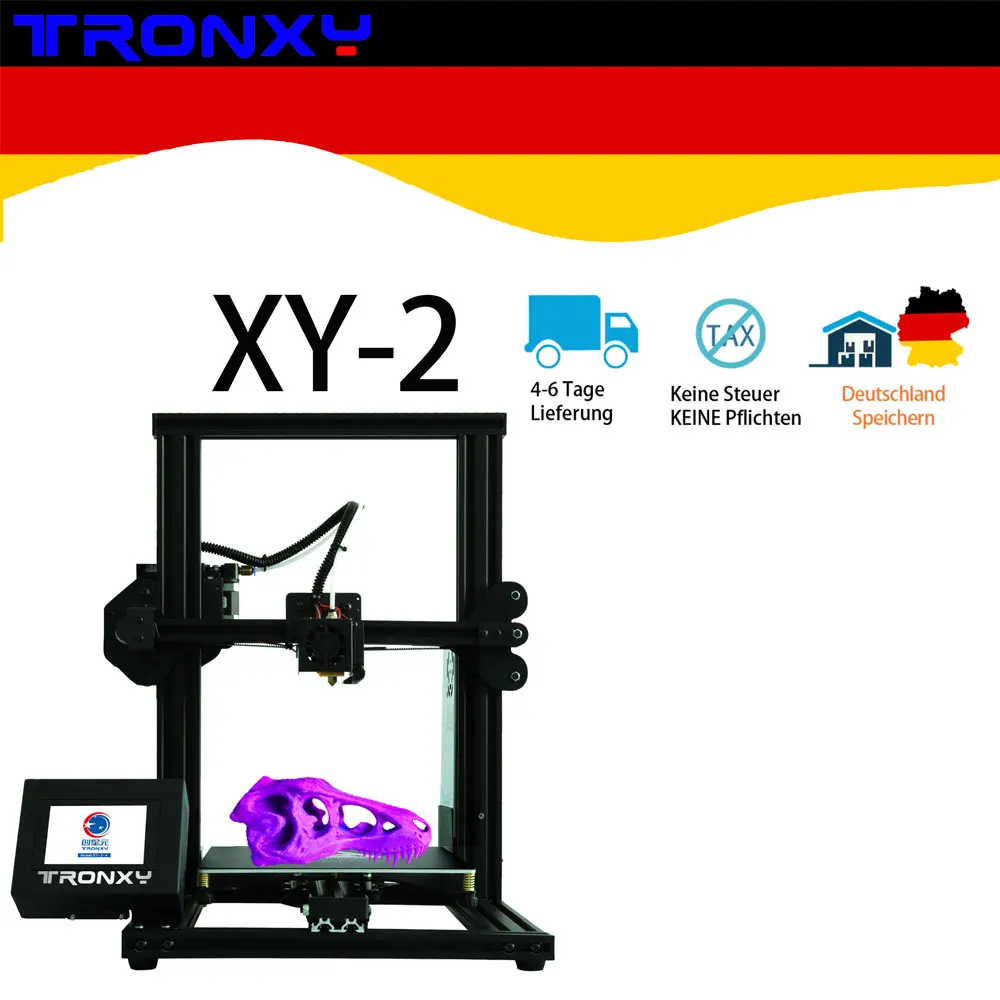 2019 Newest Tronxy XY-2 3D Printer 4020 Aluminium Profile 3.5 Inches Full Color Touch Screen with hotbed
2019 Newest Tronxy XY-2 3D Printer 4020 Aluminium Profile 3.5 Inches Full Color Touch Screen with hotbed