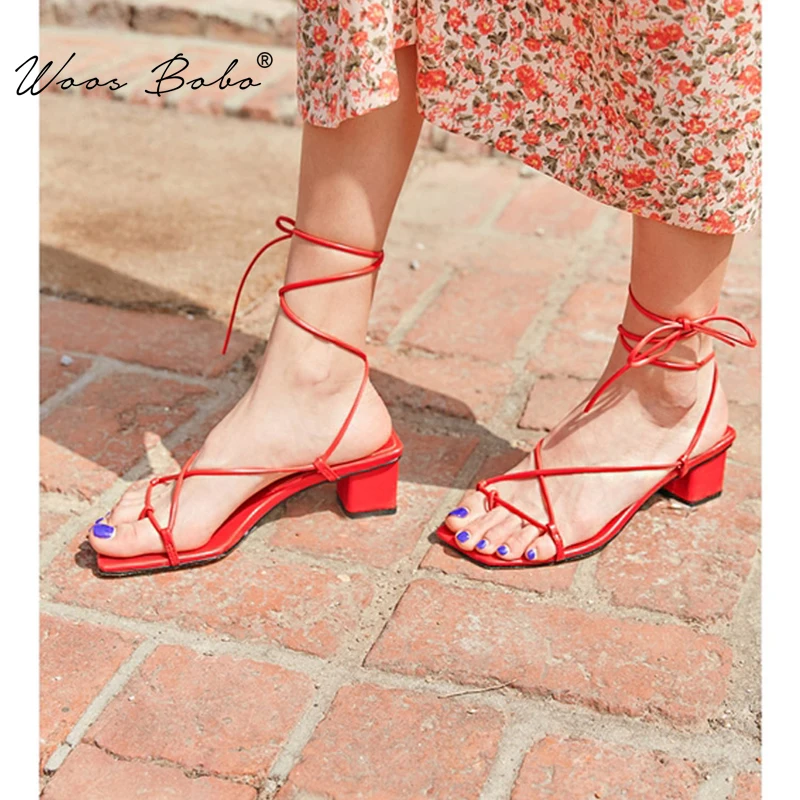 WOOS BOBO 2019 Summer Gladiator sandals women Cross strap high heels Open toe Thong Sandals Women Sexy Dress Party Shoes Woman
WOOS BOBO 2019 Summer Gladiator sandals women Cross strap high heels Open toe Thong Sandals Women Sexy Dress Party Shoes Woman