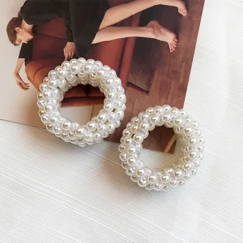 5pcs ins Fashion Ornament Solid Pearl Elastic Hair Bands Princess Simple Hair Ties Ladies Headwear Boutique Hair Accessories 
5pcs ins Fashion Ornament Solid Pearl Elastic Hair Bands Princess Simple Hair Ties Ladies Headwear Boutique Hair Accessories