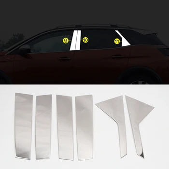 For Peugeot 3008 3008GT 2019 Short Wheelbase middle pillar Window sill Mouldings Cover Trim stainless steel chrome 6 pcs
For Peugeot 3008 3008GT 2019 Short Wheelbase middle pillar Window sill Mouldings Cover Trim stainless steel chrome 6 pcs