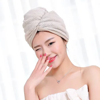 Solid Color Women Hair Towel Coral Velvet Bathroom Super Absorbent Quick-drying Microfiber Bath Towel Hair Dry Cap Salon Towels
Solid Color Women Hair Towel Coral Velvet Bathroom Super Absorbent Quick-drying Microfiber Bath Towel Hair Dry Cap Salon Towels