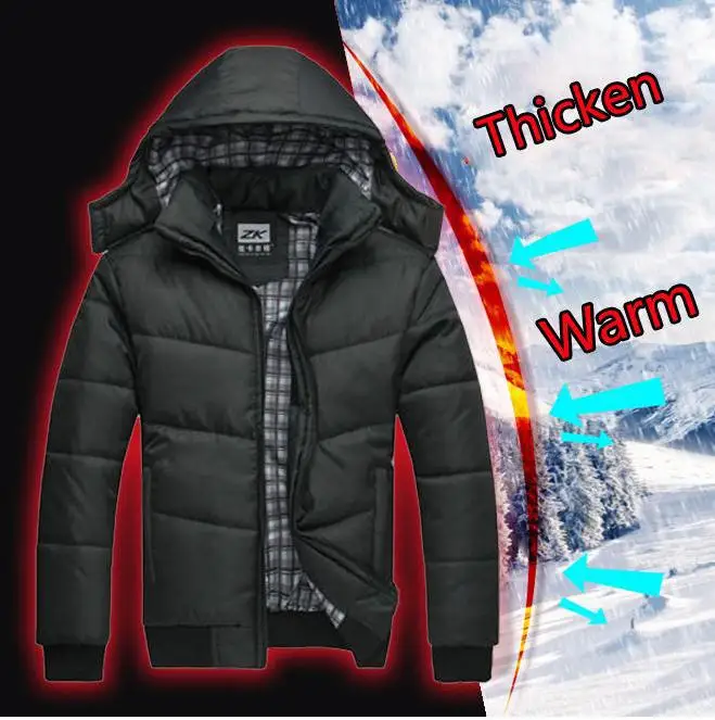 Men's winter Hoodies Quilted Jacket Warm Fashion Male Puffer Overcoat Parka Outwear Winter Cotton Padded Hooded Coat Men
Men's winter Hoodies Quilted Jacket Warm Fashion Male Puffer Overcoat Parka Outwear Winter Cotton Padded Hooded Coat Men