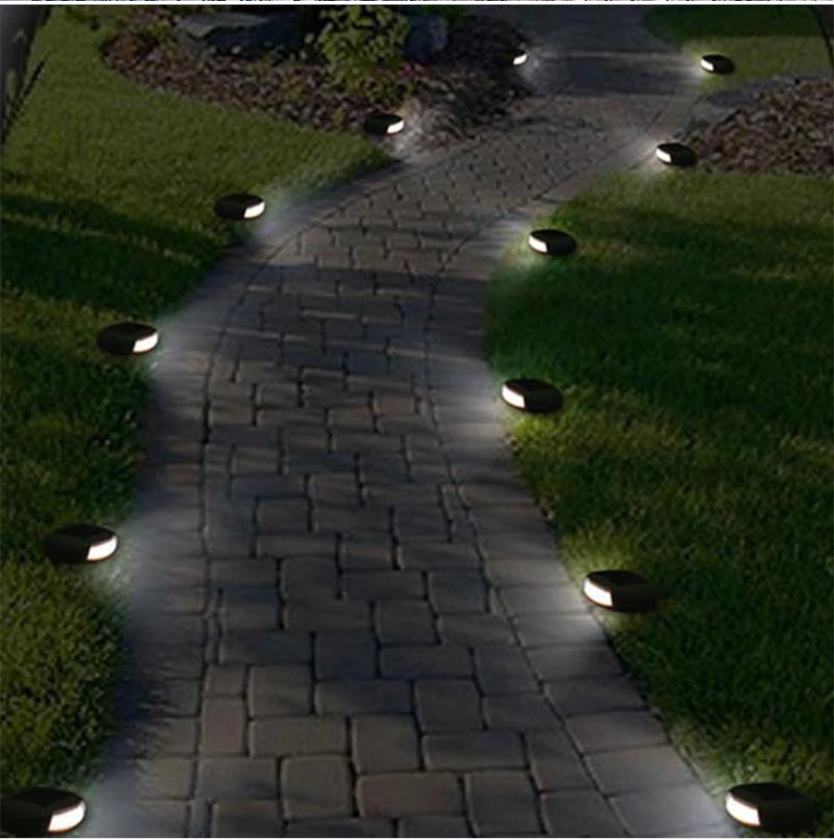 Solar Light For Garden Decoration Outdoor Path light Pebbles Stones LED Rock Light Waterproof Driveway Walkway Solar Stones Lamp 3