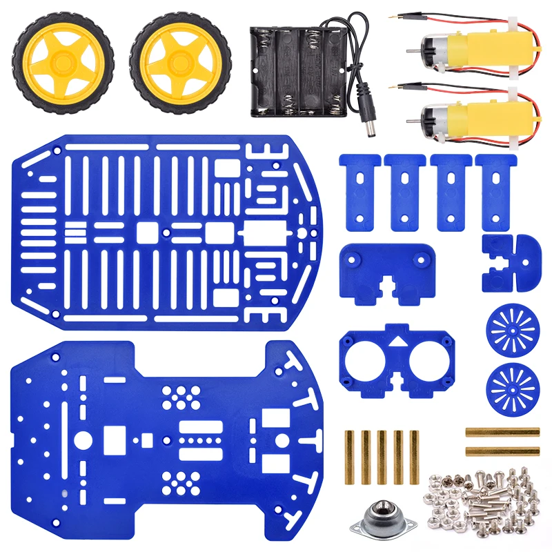 

Smart 2WD Robot Car Chassis With 2 Motors Magician Robotics Platform For Arduino