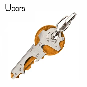 UPORS 8 IN 1 Bottle Opener Keychain Stainless Steel Multifunctional Keychain Beer Opener Keychain Corkscrew Wine Opener
UPORS 8 IN 1 Bottle Opener Keychain Stainless Steel Multifunctional Keychain Beer Opener Keychain Corkscrew Wine Opener
