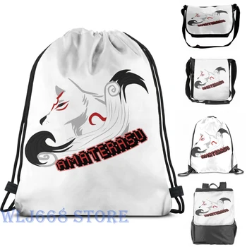 Funny graphic print shoulder Bags women Okami Amaterasu Single shoulder backpack travel for men Gym Bag
Funny graphic print shoulder Bags women Okami Amaterasu Single shoulder backpack travel for men Gym Bag