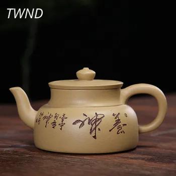 250CC Handmade zisha teapot ore purple clay yixing kettle handpainted pot kung fu drinkware suit tie guan yin dahongpao puer
250CC Handmade zisha teapot ore purple clay yixing kettle handpainted pot kung fu drinkware suit tie guan yin dahongpao puer