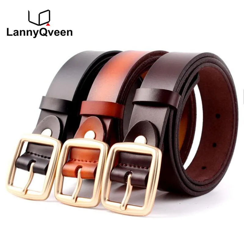 LannyQveen fashion new models pure cow leather belt women's pin buckle belts for women elegant female free shipping
LannyQveen fashion new models pure cow leather belt women's pin buckle belts for women elegant female free shipping