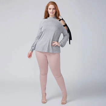 Plus Size Hollow Out Belt Single Sleeve T Shirts Women Cute Wind Personality Strapless Straps Sexy Half Gray T shirt Tops
Plus Size Hollow Out Belt Single Sleeve T Shirts Women Cute Wind Personality Strapless Straps Sexy Half Gray T shirt Tops
