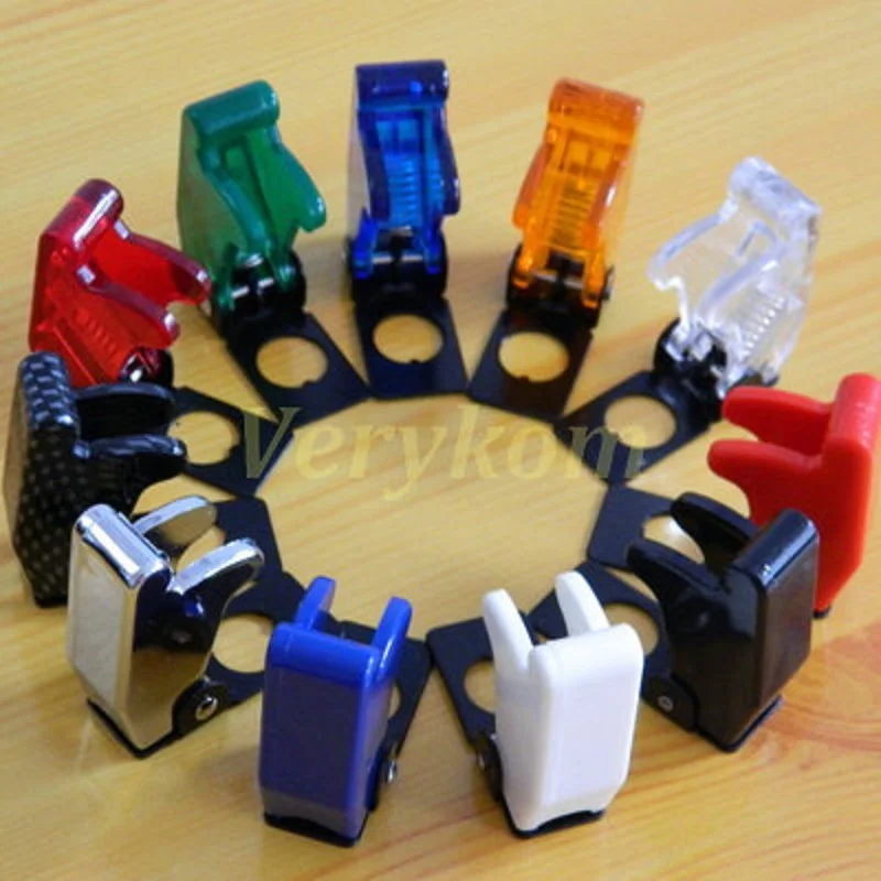 50pcs a lot Non Transparent Red Blue Green Color Toggle Switch Safety Guard Flip Cover Aircraft Covers For M12 Switches ASW-07D
50pcs a lot Non Transparent Red Blue Green Color Toggle Switch Safety Guard Flip Cover Aircraft Covers For M12 Switches ASW-07D
