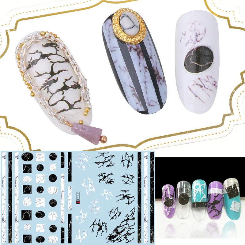 1sheet Colorful Nail Art Stickers Adhesive 3D Decals Fashion Marble Pattern Slider Nail Tips Decorations Manicure Drop Shipping
1sheet Colorful Nail Art Stickers Adhesive 3D Decals Fashion Marble Pattern Slider Nail Tips Decorations Manicure Drop Shipping