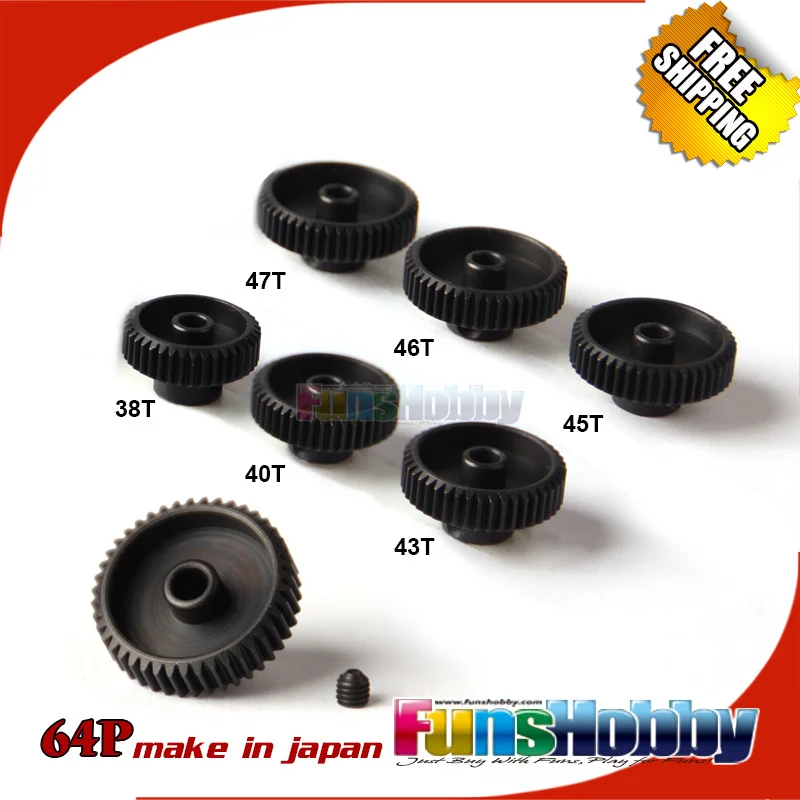 MHPC 64P 38T-47T Pinion Gear/Set Screw from Japan Bandit Rustler 1:10 RC Car Traxxas Tamiya HPI Xray HUDY Kyosho
MHPC 64P 38T-47T Pinion Gear/Set Screw from Japan Bandit Rustler 1:10 RC Car Traxxas Tamiya HPI Xray HUDY Kyosho