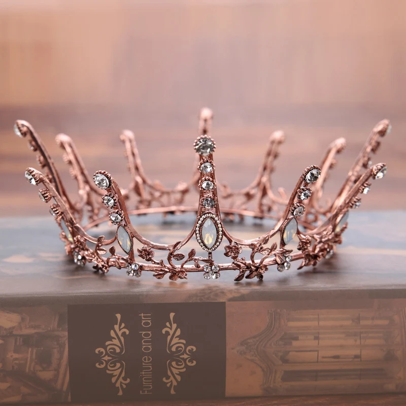 FORSEVEN Baroque Luxury Crystal Crowns Bridal Hair Jewelry Full Circle Tiaras de Noiva Wedding Hair Accessories Decoration JL
FORSEVEN Baroque Luxury Crystal Crowns Bridal Hair Jewelry Full Circle Tiaras de Noiva Wedding Hair Accessories Decoration JL