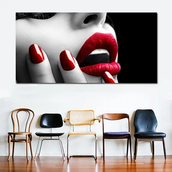 SELFLESSLY Modern Wall Canvas Poster Prints Sexy Women Red Lips and Nails Canvas Wall Painting Pictures Home Decor Unframed
SELFLESSLY Modern Wall Canvas Poster Prints Sexy Women Red Lips and Nails Canvas Wall Painting Pictures Home Decor Unframed