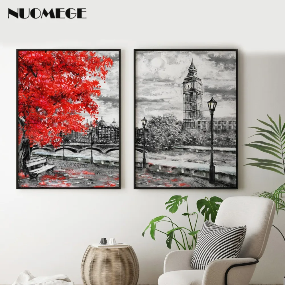Modern Abstract Hand-painted Canvas Painting Black and White Red Tree Decoration Poster Picture for Living Room Nordic Decor
Modern Abstract Hand-painted Canvas Painting Black and White Red Tree Decoration Poster Picture for Living Room Nordic Decor