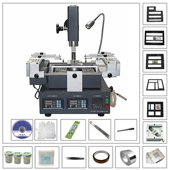 HT-T300 BGA rework station for game console with 23pcs heating stencil solder ball tweezers FFQ 939 vacuum pen pack
HT-T300 BGA rework station for game console with 23pcs heating stencil solder ball tweezers FFQ 939 vacuum pen pack