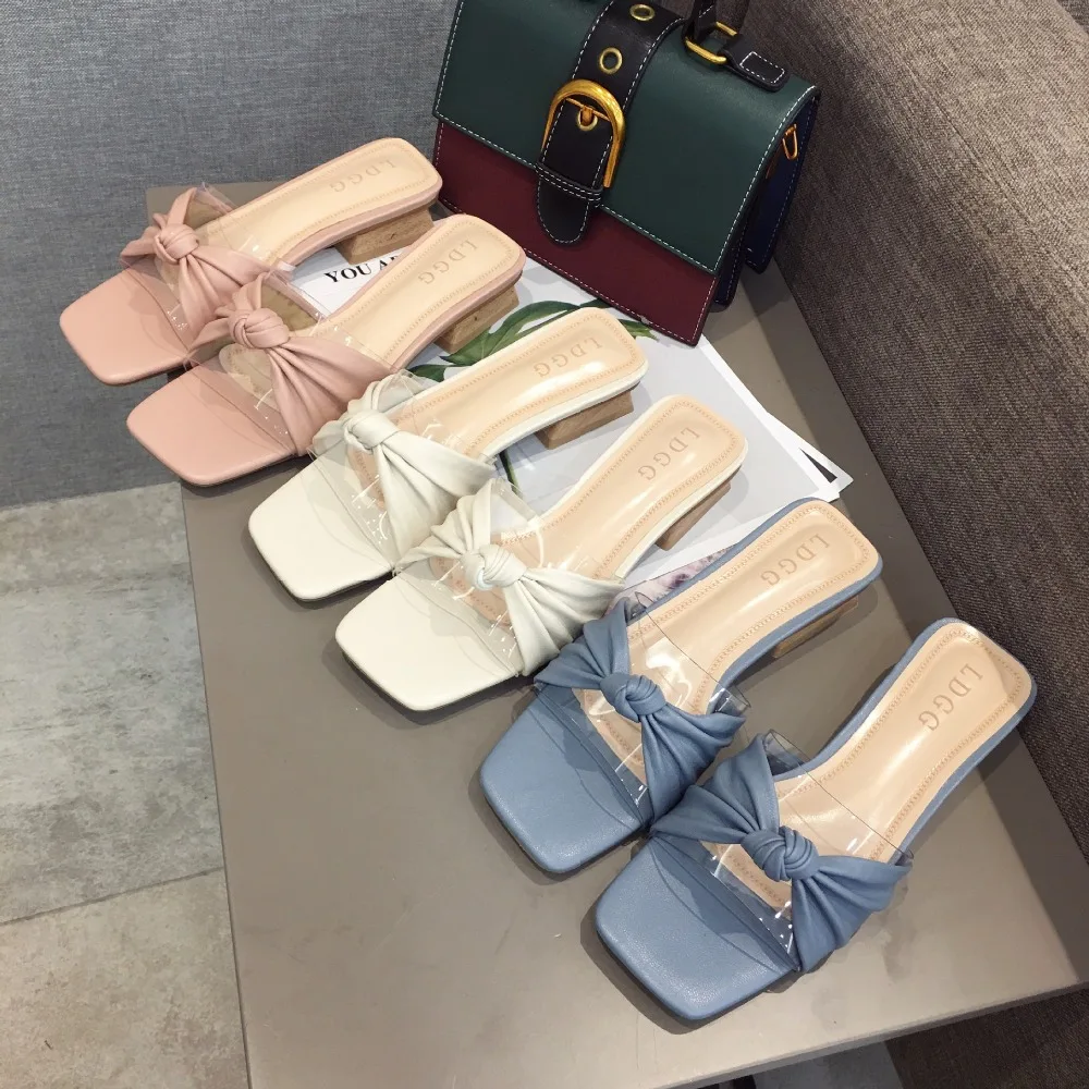 block heel shoes butterfly knot transparent heels Slides Butterfly-knot korean style all match rhinestone sandals new arrival
block heel shoes butterfly knot transparent heels Slides Butterfly-knot korean style all match rhinestone sandals new arrival