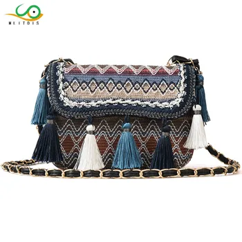MLITDIS Women Small National Linen Shoulder Bags for Teen Girls Bag Chain Crossbody Bags Female Women Weaving Handbags Tassel
MLITDIS Women Small National Linen Shoulder Bags for Teen Girls Bag Chain Crossbody Bags Female Women Weaving Handbags Tassel