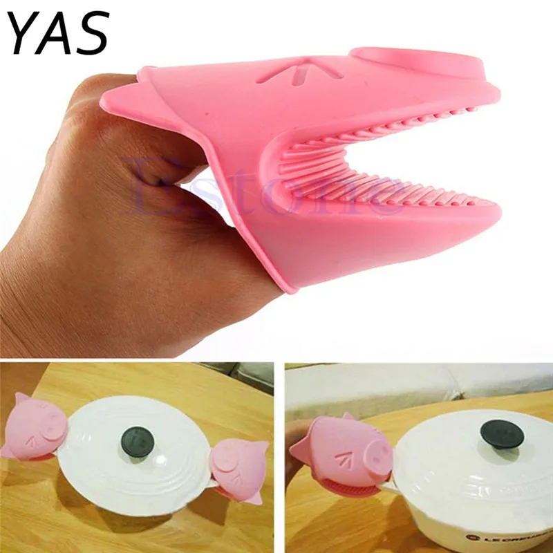 YAS Kitchen Cooking Cake Bakeware Heat Resistant Silicone Oven Piggy Insulated Non-slip Glove Short Finger Hand Clip Mitt Pot
YAS Kitchen Cooking Cake Bakeware Heat Resistant Silicone Oven Piggy Insulated Non-slip Glove Short Finger Hand Clip Mitt Pot