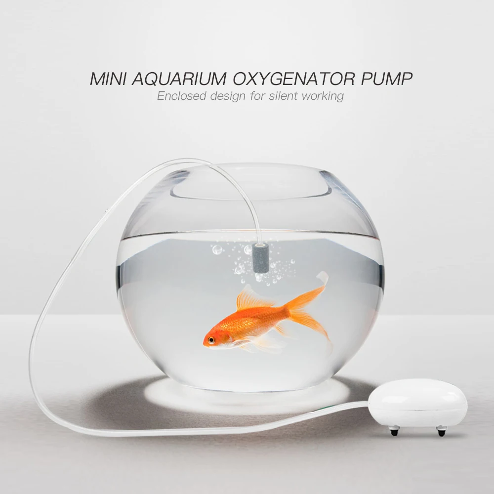 Открытый Портативный аквариумный кислородный воздушный насос тихий USB Аквариум
