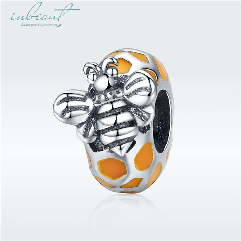 S925 Sterling Silver fit Pandora Bracelet Honeybee Beads 925 Blue Enamel Honeycomb Bee Charms for Chain Bangles Jewelry Making
S925 Sterling Silver fit Pandora Bracelet Honeybee Beads 925 Blue Enamel Honeycomb Bee Charms for Chain Bangles Jewelry Making