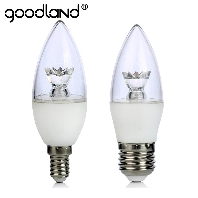 Goodland E27 LED Lamp 5W E14 LED Bulb 110V 220V COB Chandelier Candle Bulb Clear Crystal LED Light High Luminous C37
Goodland E27 LED Lamp 5W E14 LED Bulb 110V 220V COB Chandelier Candle Bulb Clear Crystal LED Light High Luminous C37