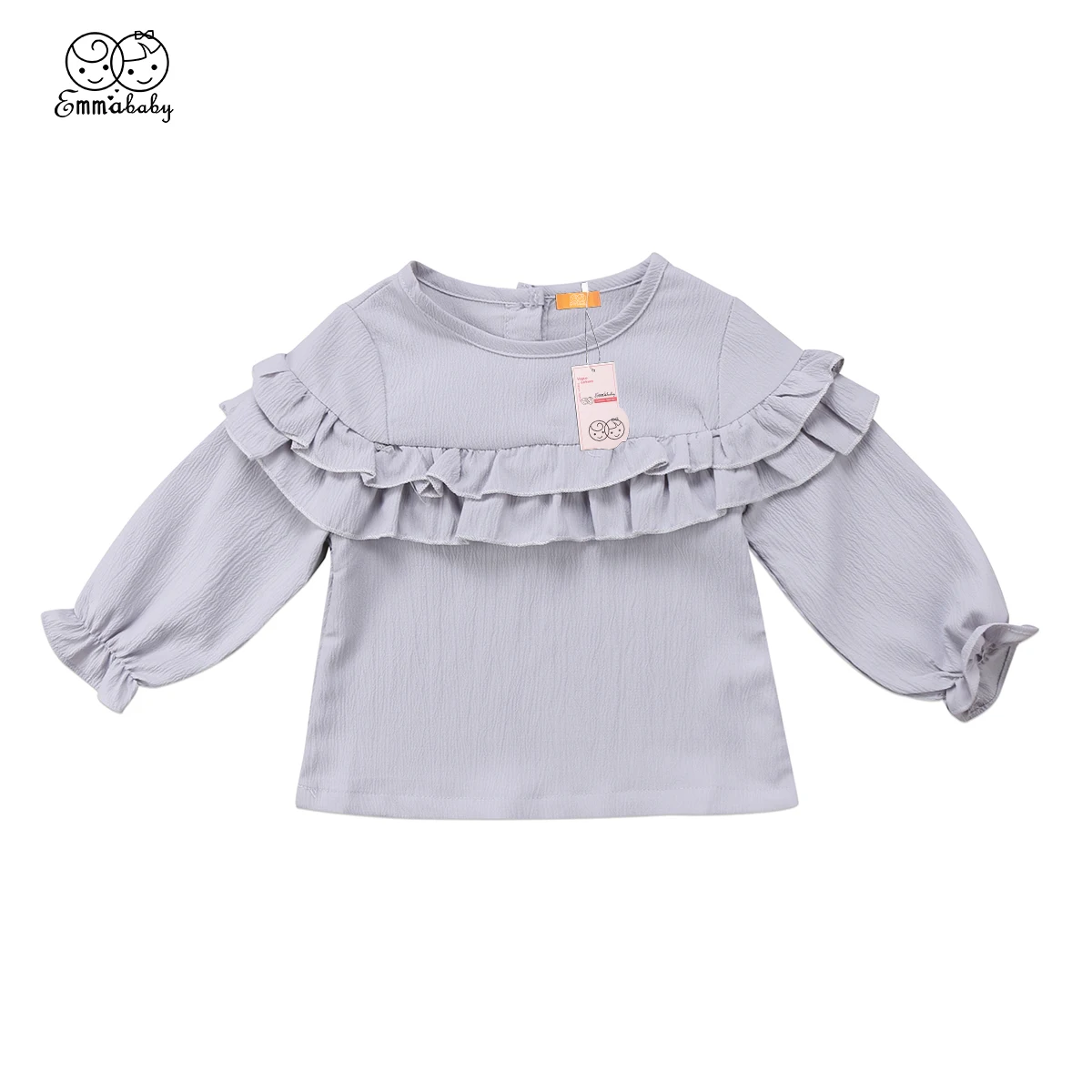 2018 new fashion kid ruffles blouses Toddler Newborn Baby Girl Kid long sleeve Flounce Tops Blouse cute kid girl Clothes Shirt
2018 new fashion kid ruffles blouses Toddler Newborn Baby Girl Kid long sleeve Flounce Tops Blouse cute kid girl Clothes Shirt