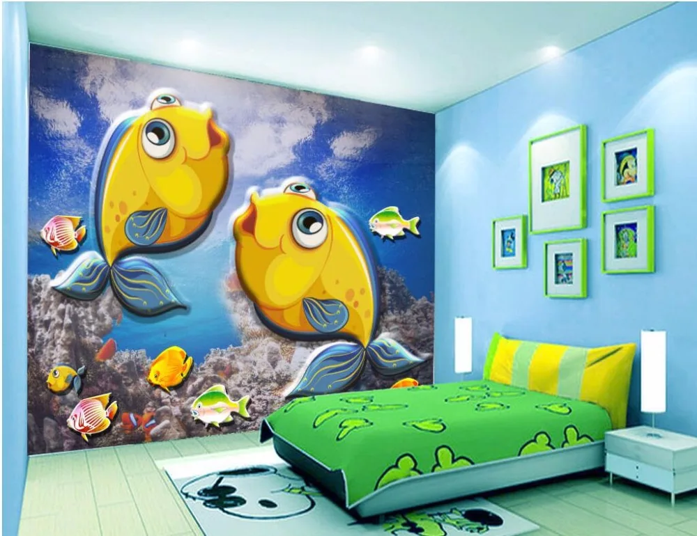 Custom photo 3d wallpaper Underwater world big fish room decoration painting 3d wall murals wallpaper for living room walls 3 d
Custom photo 3d wallpaper Underwater world big fish room decoration painting 3d wall murals wallpaper for living room walls 3 d