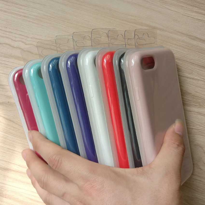 10Pcs/lot No logo High quality original Silicone Case For iP 6 6s 7 8 plus and for iPhone x official Phone Cover with box
10Pcs/lot No logo High quality original Silicone Case For iP 6 6s 7 8 plus and for iPhone x official Phone Cover with box