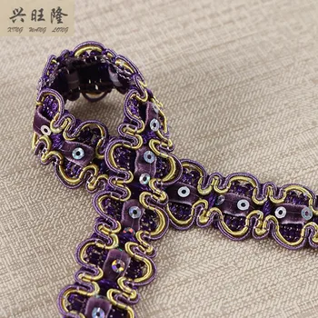 XWL 15M/Lot 2.5cm Wide Shinning Lace Trim Curtain Garment Lamp Sofa Edge Decor Tapestry Braid Lace Accessories Fringe Ribbon DIY
XWL 15M/Lot 2.5cm Wide Shinning Lace Trim Curtain Garment Lamp Sofa Edge Decor Tapestry Braid Lace Accessories Fringe Ribbon DIY