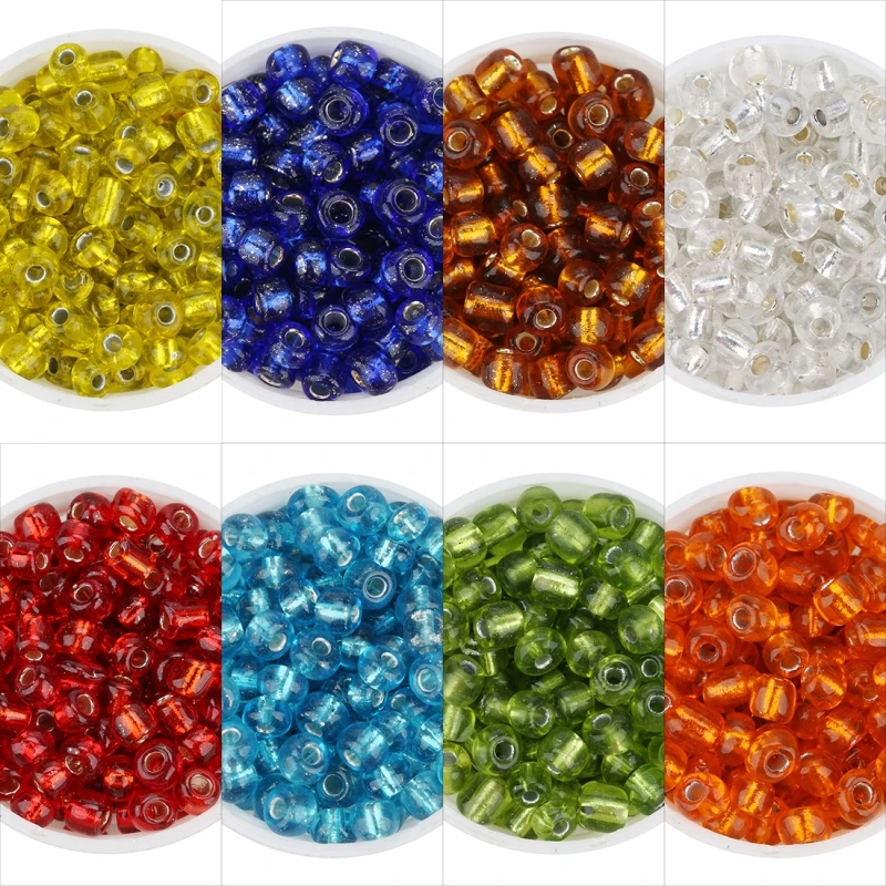 500Pcs/lot(about 50g/lot)shining 4mm Czech Glass Seed Spacer Beads Jewelry Making DIY 9 Colors F1909A
500Pcs/lot(about 50g/lot)shining 4mm Czech Glass Seed Spacer Beads Jewelry Making DIY 9 Colors F1909A