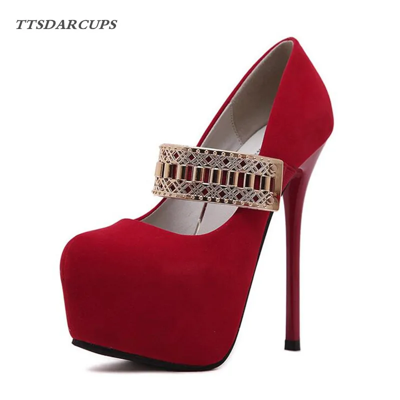 autumn new shallow round head high elevation 14.5CM waterproof table 5CM fine with women's shoes. 34-40 yards Sexy High Heel
autumn new shallow round head high elevation 14.5CM waterproof table 5CM fine with women's shoes. 34-40 yards Sexy High Heel