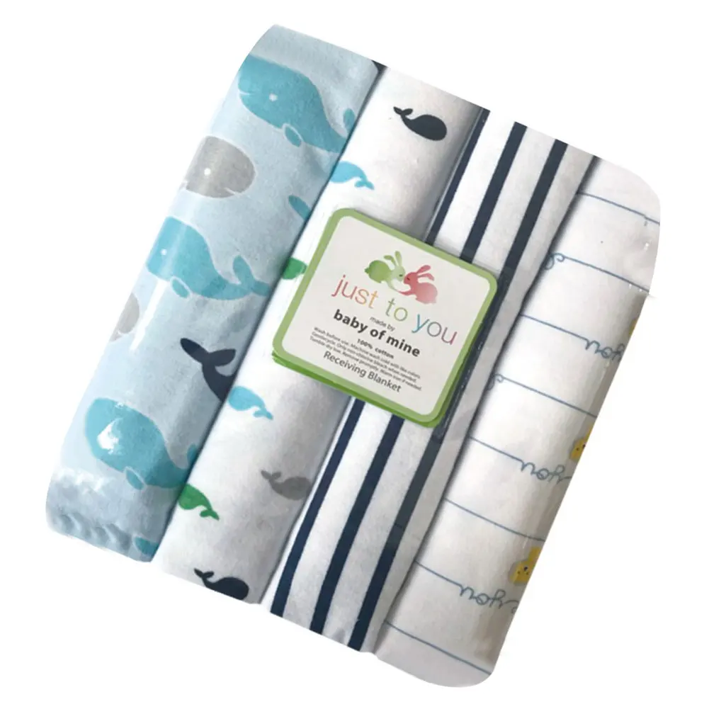 4Pcs Gift Cotton Flannel Receiving Baby Blanket Toddler Unisex Newborn Comfortable Wrap Infants Colorful Cartoon Soft Swaddle
4Pcs Gift Cotton Flannel Receiving Baby Blanket Toddler Unisex Newborn Comfortable Wrap Infants Colorful Cartoon Soft Swaddle