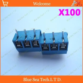 100pcs KF301-3P 5.08mm 3Pin PCB Screw Terminal Block Connector,300V/16A(22-14 AWG wire), Blue 
100pcs KF301-3P 5.08mm 3Pin PCB Screw Terminal Block Connector,300V/16A(22-14 AWG wire), Blue