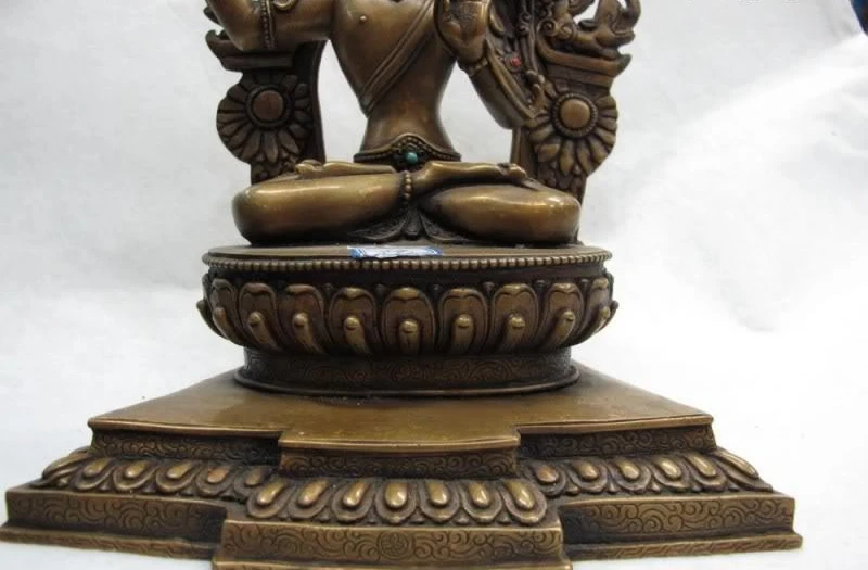 100% purple Bronze Copper Tibet Buddhism Manjusri Bodhisattva Kwan-Yin Buddha 8.02
100% purple Bronze Copper Tibet Buddhism Manjusri Bodhisattva Kwan-Yin Buddha 8.02