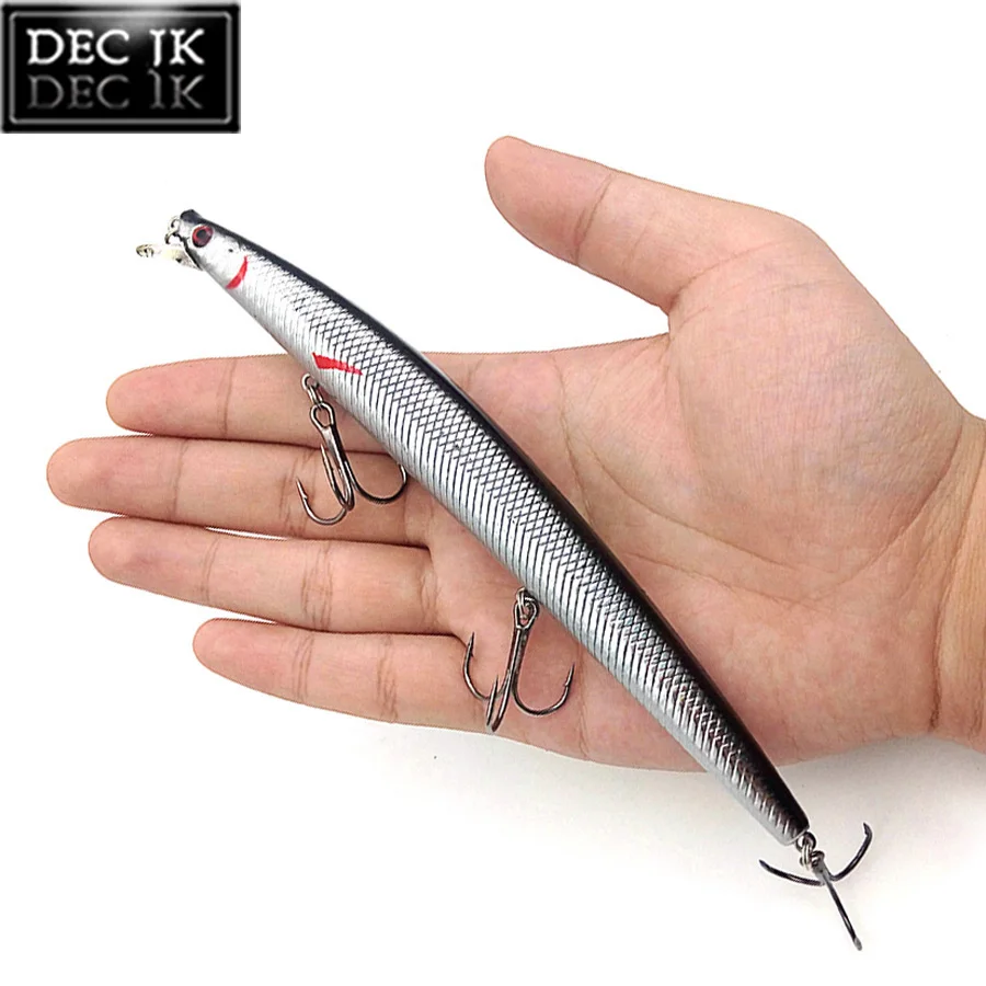 1PCS Artificial Plastic Hard Fishing Lure Fake Bait 3D Eyes Crankbaits Minnow Swimbait Laser Saltwater Fishing Lures For Pike
1PCS Artificial Plastic Hard Fishing Lure Fake Bait 3D Eyes Crankbaits Minnow Swimbait Laser Saltwater Fishing Lures For Pike
