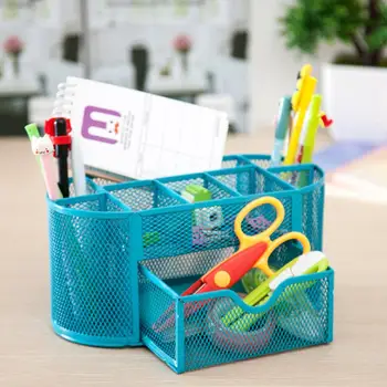 9 Grids Colorful Iron Classic Desktop Sundries Storage Box Pen Holder Multi-function Storage Box
9 Grids Colorful Iron Classic Desktop Sundries Storage Box Pen Holder Multi-function Storage Box