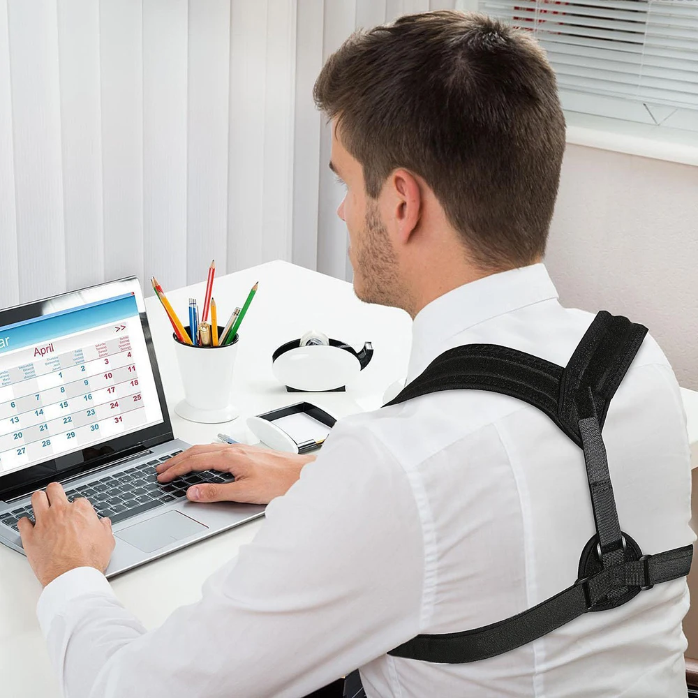 Unisex Comfortable Posture Correction Humpback Therapy Corrector Shoulder Support Brace Shoulder Stiffness Pain Relief Strap
Unisex Comfortable Posture Correction Humpback Therapy Corrector Shoulder Support Brace Shoulder Stiffness Pain Relief Strap