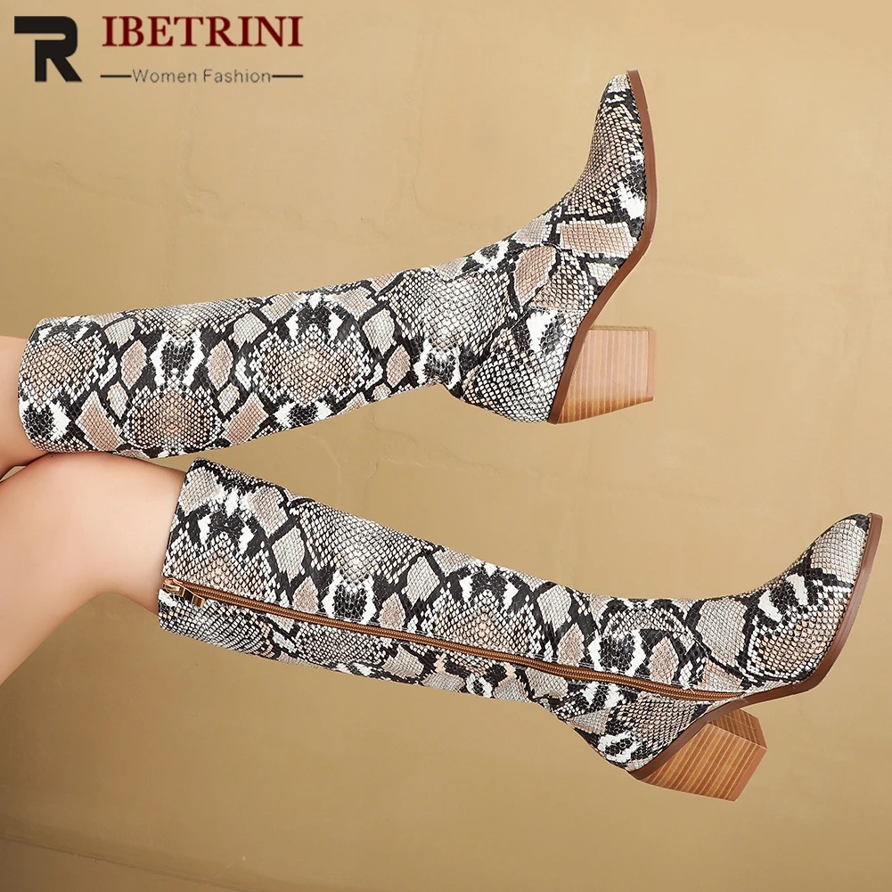 RIBETRINI Knee High Pointed Toe Boots Woman Genuine Leather Shoes Woman Knee High Square High Heels Boots Woman Size 34-44
RIBETRINI Knee High Pointed Toe Boots Woman Genuine Leather Shoes Woman Knee High Square High Heels Boots Woman Size 34-44