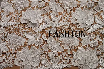 off white lace fabric with 3D flowers, ivory crochet lace fabric, venice lace fabric for bridal dress, fashion dress
off white lace fabric with 3D flowers, ivory crochet lace fabric, venice lace fabric for bridal dress, fashion dress